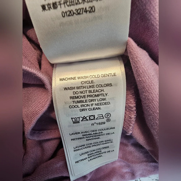 Lauren Ralph Lauren Women's Large  Jersey Peplum Blouse Scottish Black Label - Picture 13 of 14